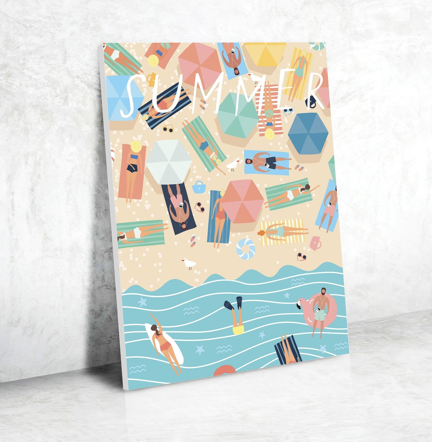Peinture au Numéro À la Plage – Graine Créative GRAINE CREATIVE
