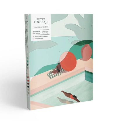 Coffret peinture au numéro St Barthélémy illustré par Léa Morichon