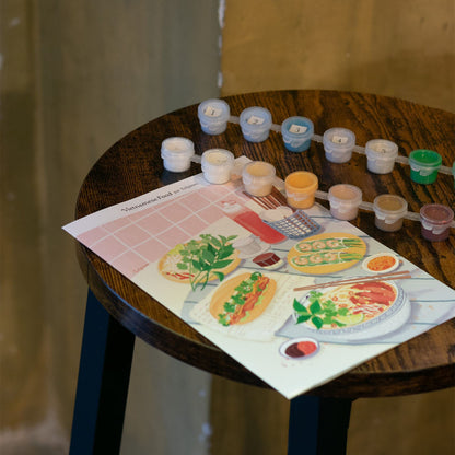 Tableau créatif inspiré de la cuisine traditionnelle vietnamienne