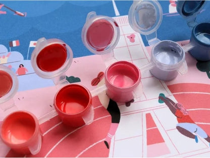 Coffret Peinture au Numéro – Multi Sports | Petit Pinceau x Anna Fedoseeva LA PETITE EPICERIE