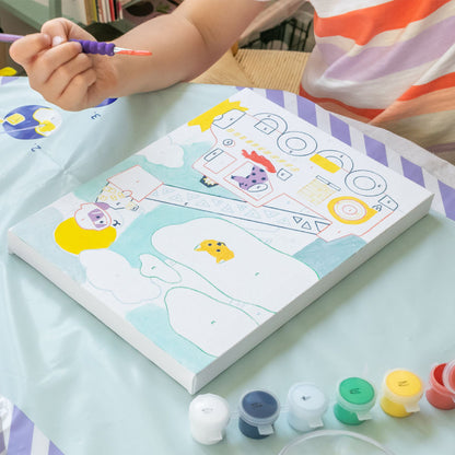 Godets de peinture sécurisés pour enfants