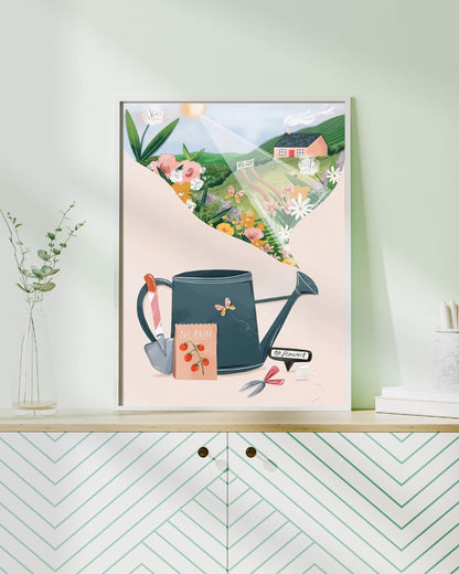 Peinture par numéros "Le Jardin Secret" | Toile tendue 20x30 cm JOY!