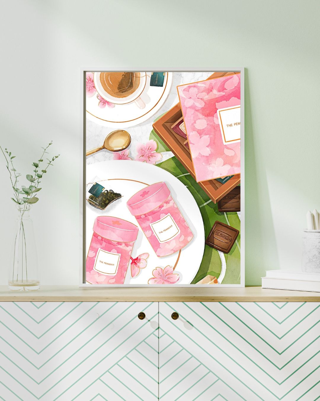 Peinture par numéros "Tea Time Gourmand" | Toile tendue 20x30 cm JOY!