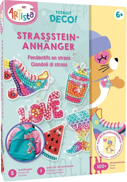 Kit créatif Artista pour créer des pendentifs en strass colorés