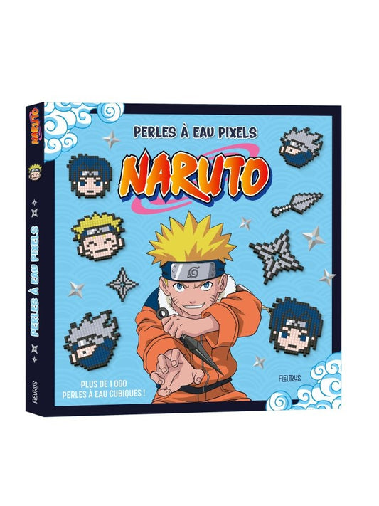 Kit Perles à Eau Pixels Naruto avec plus de 1000 perles cubiques et 5 modèles