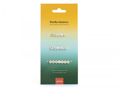 Perles Lettres Best Friends Forever bracelet amitié DIY