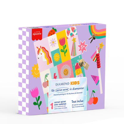 Petit Diamond Kids Carnet Secret – Coffret Créatif Diamond Painting Enfant dès 6 ans LA PETITE EPICERIE