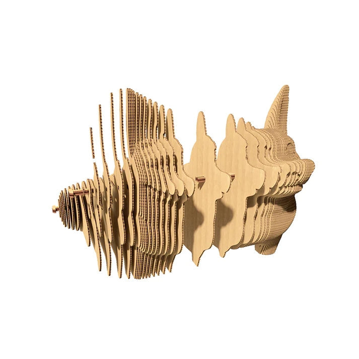 Puzzle 3D Corgi – Sculpture en Carton Recyclé CARTONIC Cartonic