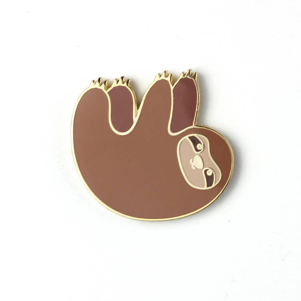 Pin Paresseux Émaillé – Broche Kawaii Relax & Cute Studio Inktvis B.V.