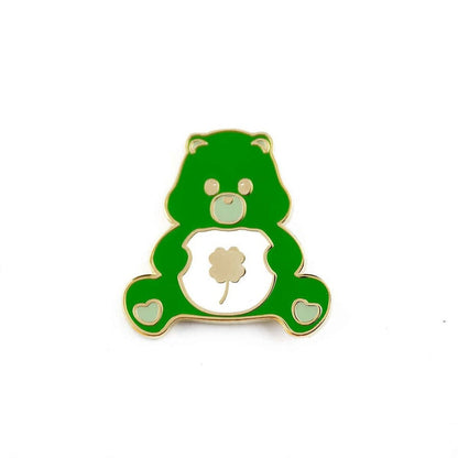 Broche Care Bears Bonne Chance – Pin’s Bisounours Good Luck doré studio inktvis
