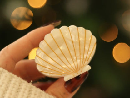 pince coquillage effet nacré lumineux