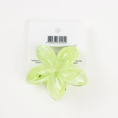Pince à cheveux fleur marbré bleu – Accessoire cheveux chic et tendance femme JOY!