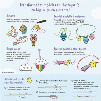 Kit Plastique Fou Mes Créations Kawaii disponible chez Joy Cadeaux