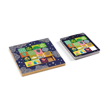 Taquin Logic Djeco Sologic – Jeu de Logique en Bois dès 6 Ans Djeco