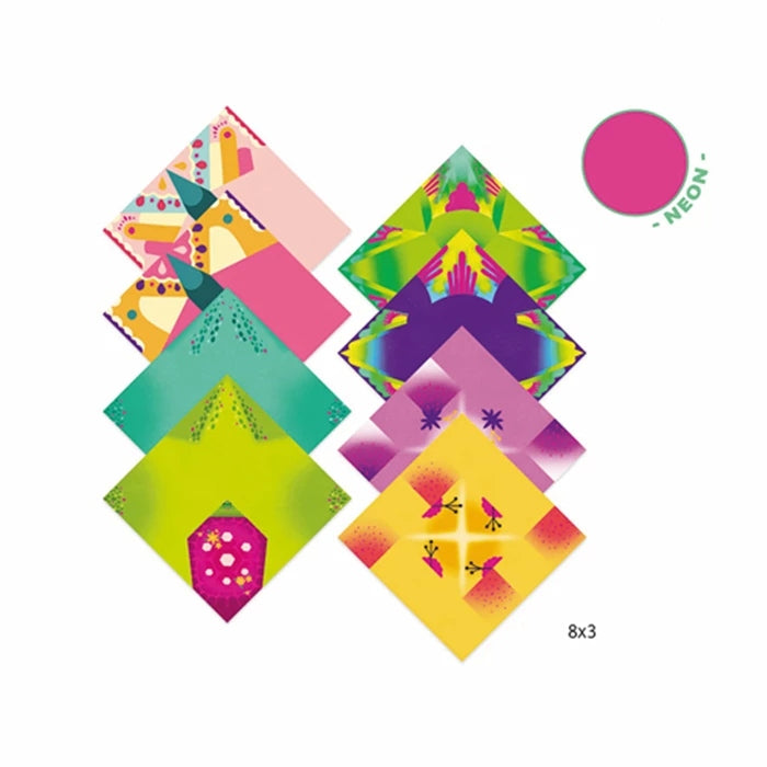 Activité de pliage papier Origami Tropiques Djeco