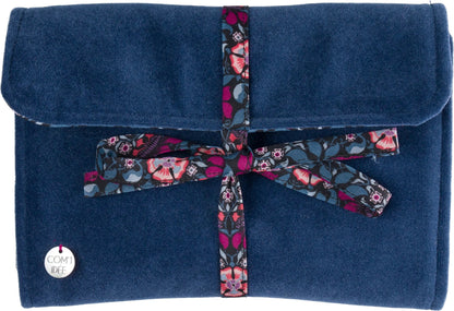 Kit Couture Pochette Beauté “Margot” – Liberty & Velours DIY pour Bijoux et Voyage Com'1 Idée