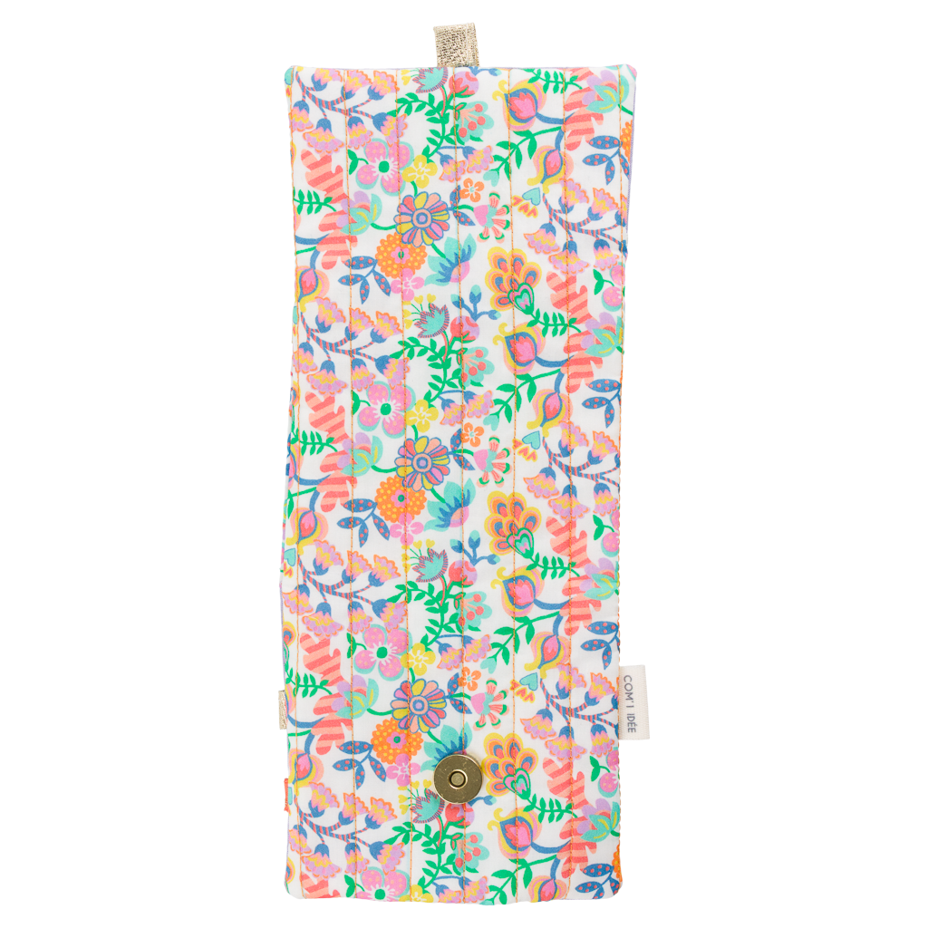 Kit petite pochette bijoux Gaïa – Kit couture DIY Liberty Fabric Com'1 Idée