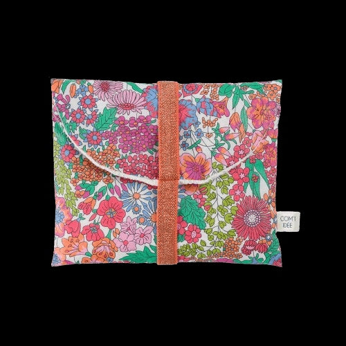 Kit Couture Set Voyage “Daisy” – Étui Brosse à Dents & Lingettes Lavables Liberty DIY Com'1 Idée
