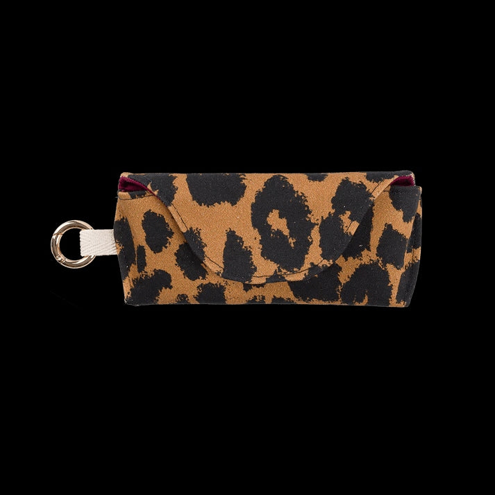 Kit Couture Étui à Lunettes Léopard “Graou” – Étui DIY Tendance avec Mousqueton Com'1 Idée