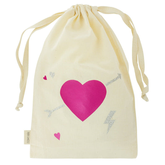 Kit Pochon Personnalisé “Cœur” – DIY Flex Textile & Customisation Créative Com'1 Idée