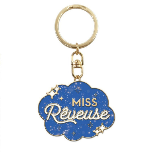 Porte-Clés Paillettes Miss Rêveuse – Accessoire Femme Brillant JOY!