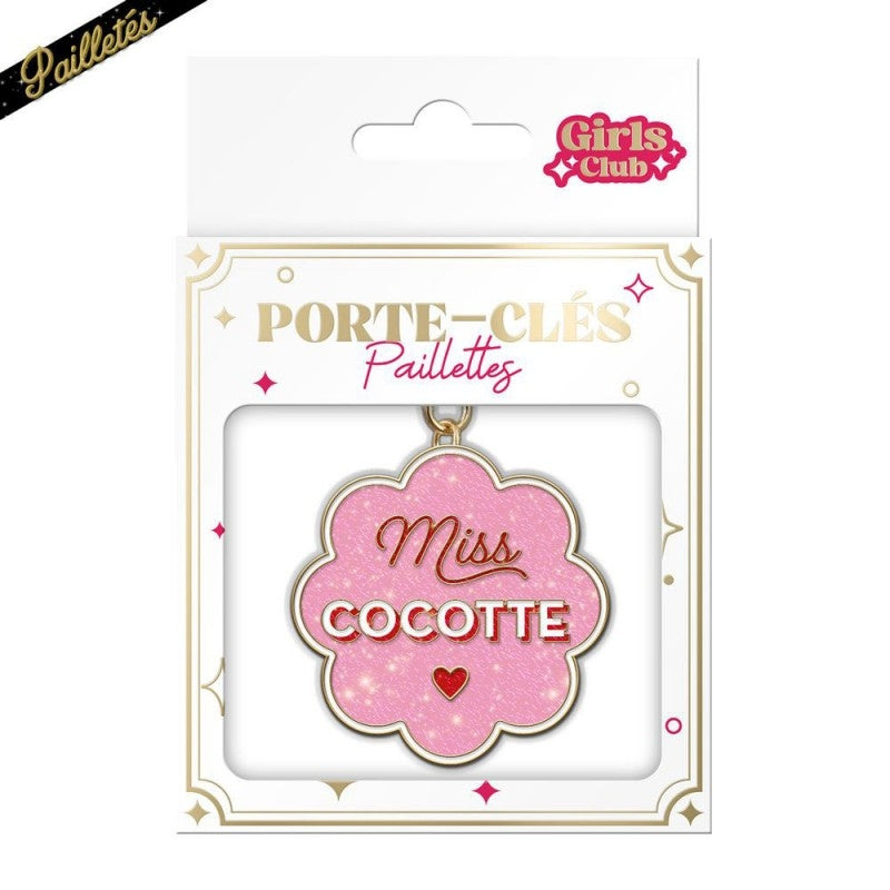 porte clés miss cocotte idée cadeau femme originale et humoristique