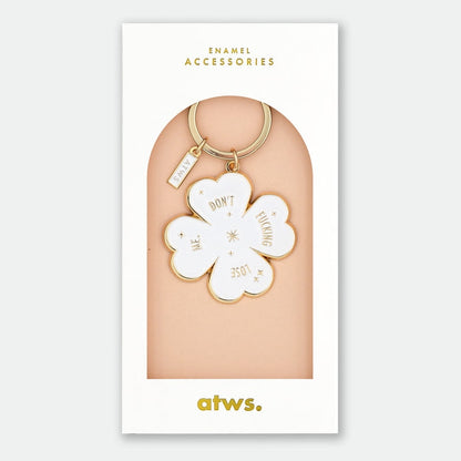 Porte-clés Don't Lose Me en émail doré – accessoire fun pour clés All the ways to say