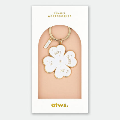 Porte-clés Don't Lose Me en émail doré – accessoire fun pour clés All the ways to say