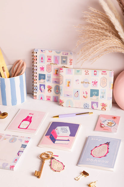 Porte-clés Dragon Fruit en émail doré – accessoire tropical fun All the ways to say