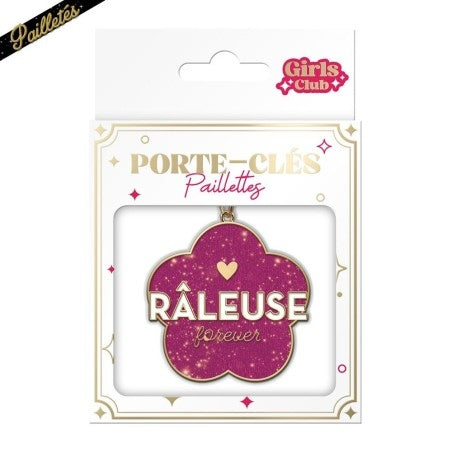 Porte-clés métallique Râleuse – Accessoire cadeau drôle et original | Joy Cadeaux JOY!