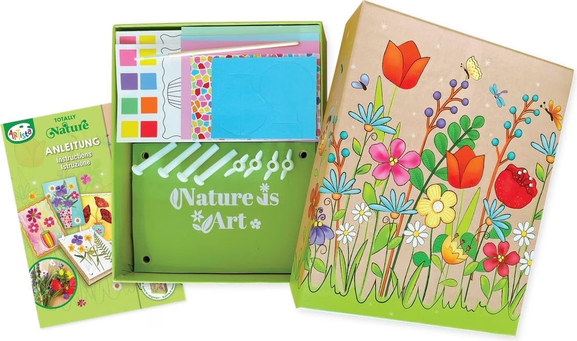 Presse à fleurs permettant de conserver fleurs et feuilles séchées