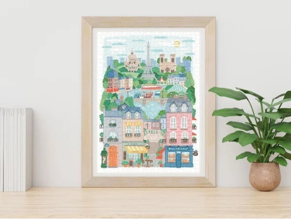 Puzzle 1000 Pièces Paris – Hoglet & Co | Fabriqué en France LA PETITE EPICERIE