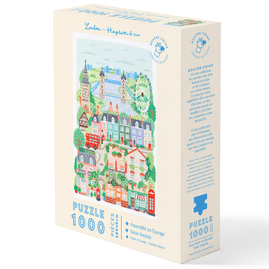 Puzzle London 1000 Pièces – Hoglet & Co x La Petite Épicerie | Collection Quatre Coins LA PETITE EPICERIE