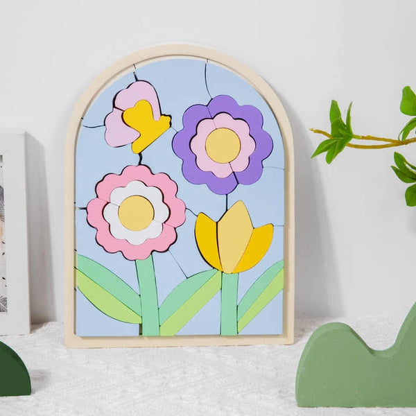 Puzzle Montessori Fleurs de Joie JOY enfant