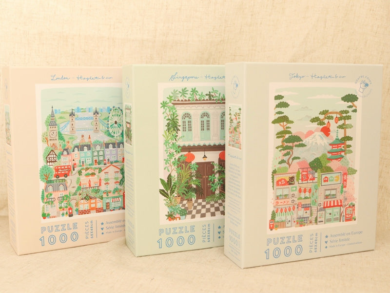 Puzzle 1000 Pièces Singapore – Hoglet & Co | Puzzle Voyage Asie | La Petite Épicerie LA PETITE EPICERIE