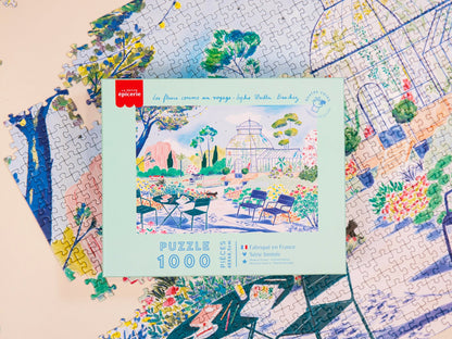 Puzzle Les fleurs comme un voyage – Sophie Weidler-Bauchez – 1000 pièces LA PETITE EPICERIE