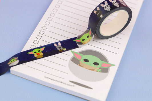 Washi Tape Baby Yoda Grogu Mandalorian – Ruban Adhésif Star Wars Studio Inktvis B.V.