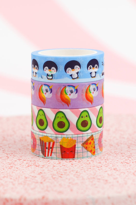 Washi Tape Avocat – Ruban Adhésif Kawaii Bullet Journal Studio Inktvis B.V.