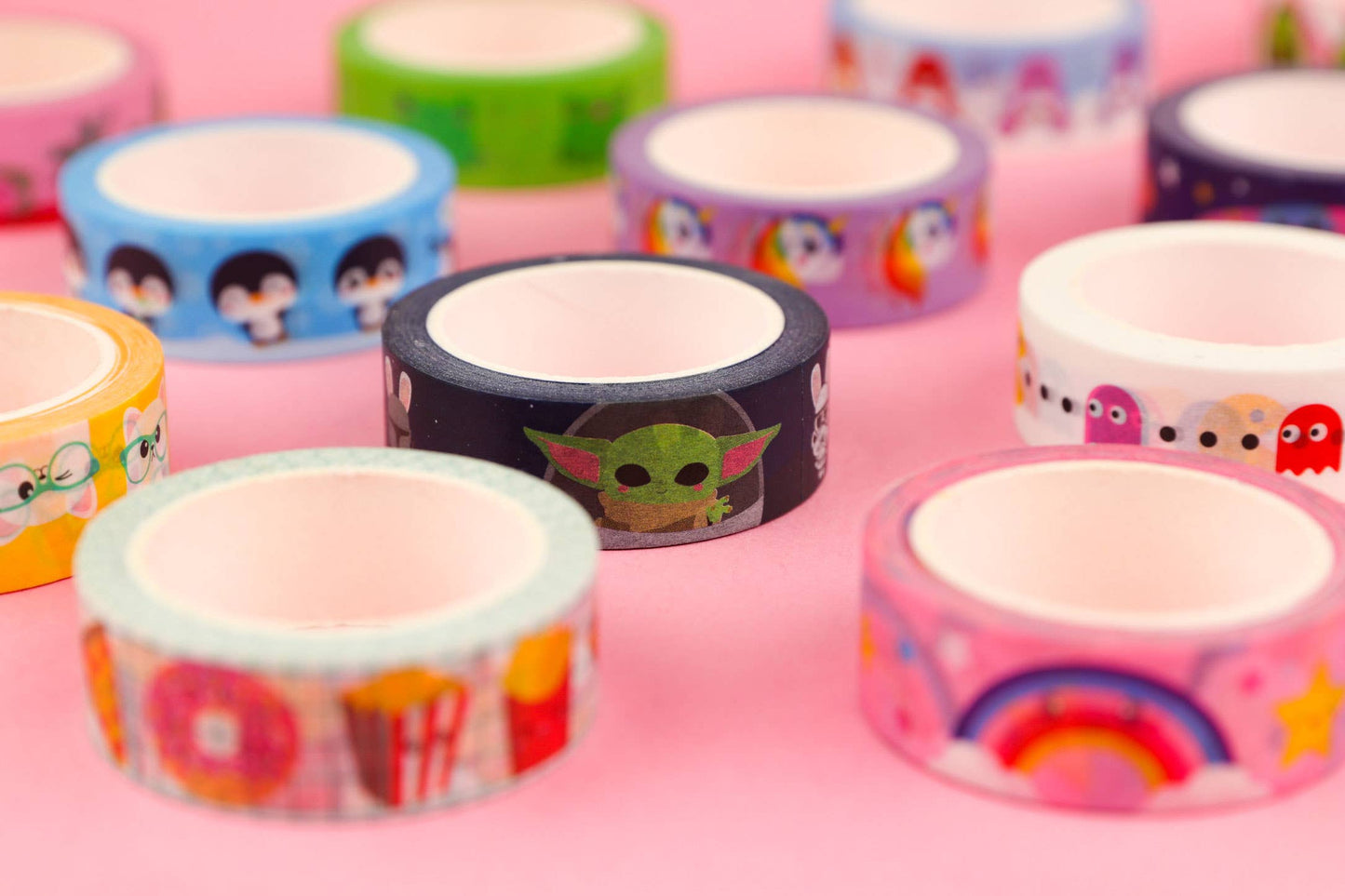 Washi Tape Baby Yoda Grogu Mandalorian – Ruban Adhésif Star Wars Studio Inktvis B.V.
