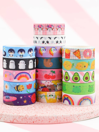 Washi Tape Citron – Ruban Adhésif Décoratif Kawaii & Bullet Journal Studio Inktvis B.V.