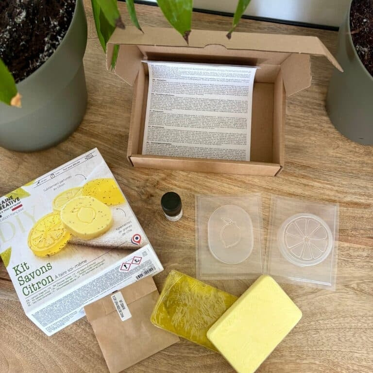 Kit DIY Savons Citron & Graines de Chia – Savons exfoliants maison à fabriquer soi-même GRAINE CREATIVE