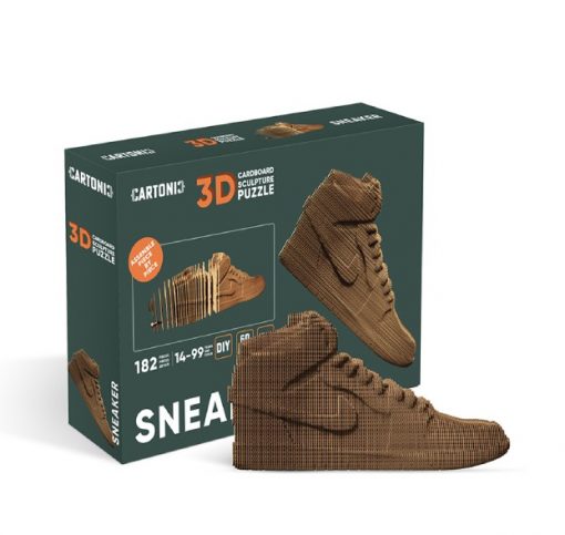 Puzzle 3D en carton CARTONIC® Modèle Sneaker