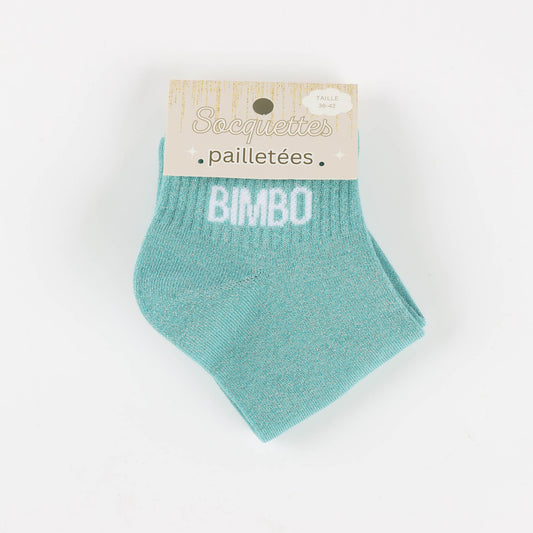 socquettes bimbo femme 36 42 paillettes