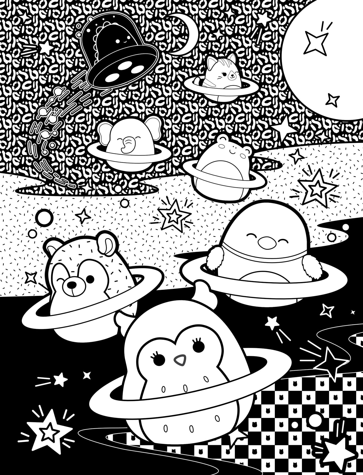 Mon Grand Coffret Coloriage Squishmallows disponible chez Joy Cadeaux