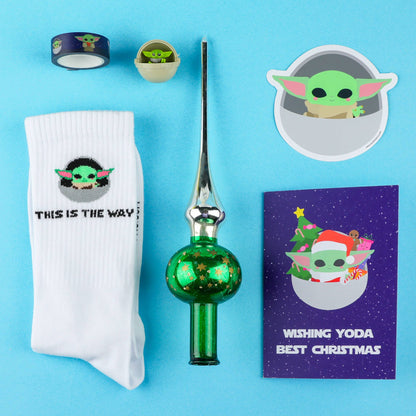 Sticker Baby Yoda Grogu Star Wars – Autocollant Kawaii Mandalorian Studio Inktvis B.V.