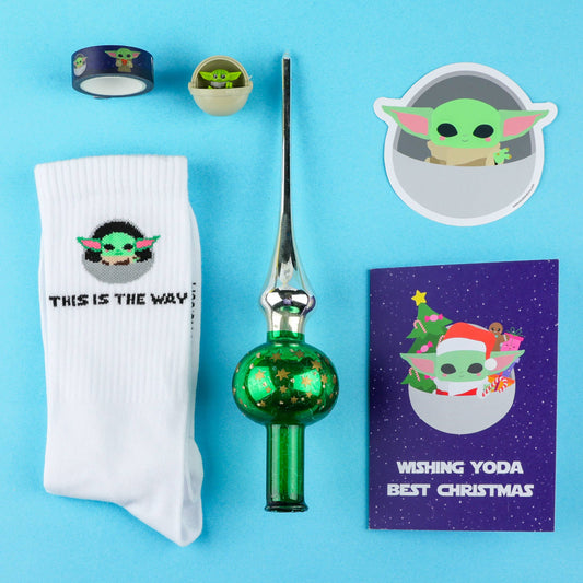 Sticker Baby Yoda Grogu Star Wars – Autocollant Kawaii Mandalorian Studio Inktvis B.V.
