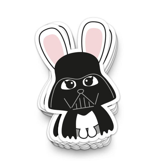 Sticker Star Wars Darth Bunny – Sticker Kawaii Dark Vador Lapin Studio Inktvis B.V.