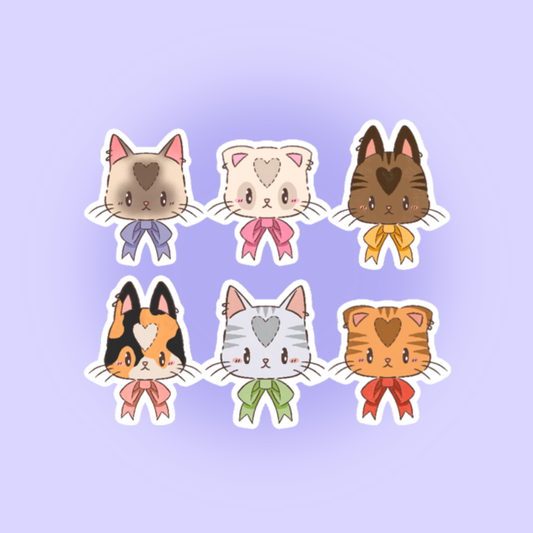 Mystery Sticker Série Cat – Sticker Chat Kawaii Mystère à Collectionner Liviaa.studio