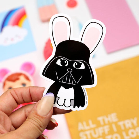 Sticker Star Wars Darth Bunny – Sticker Kawaii Dark Vador Lapin Studio Inktvis B.V.