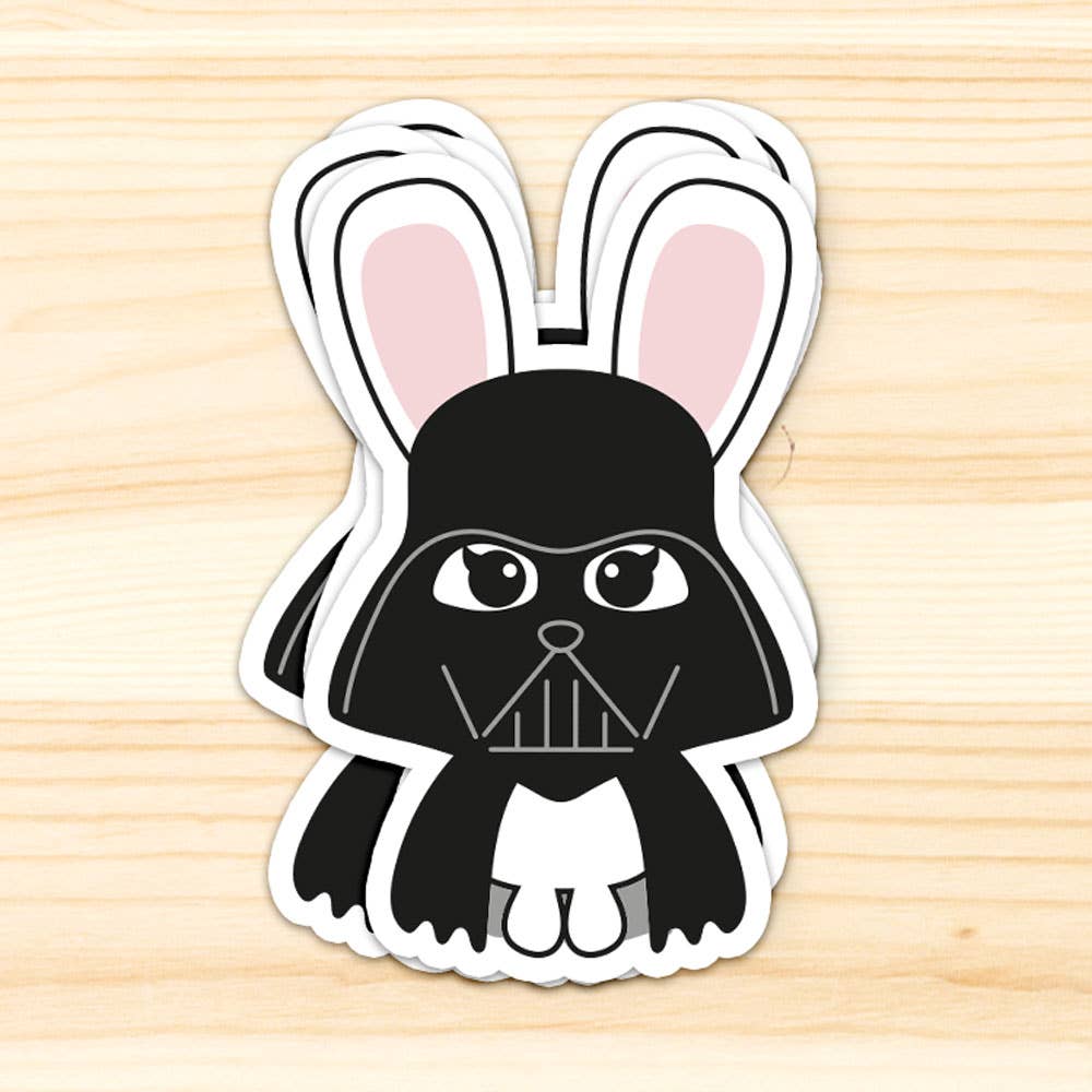 Sticker Star Wars Darth Bunny – Sticker Kawaii Dark Vador Lapin Studio Inktvis B.V.